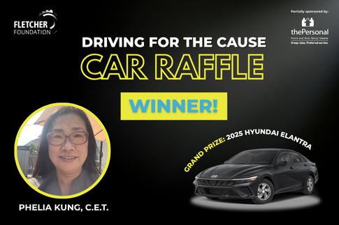 Driving for the cause car raffle winner