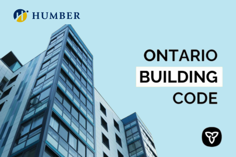 Ontario Logo across a photo of high rise buildings